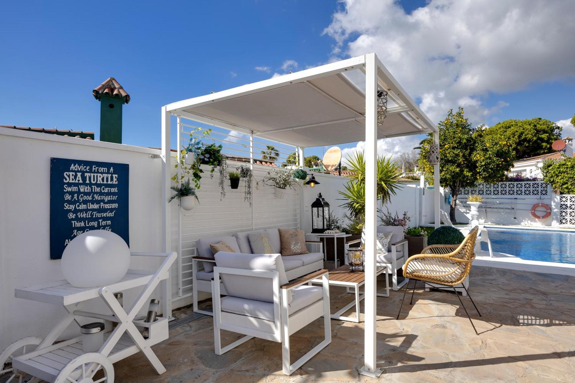 Villa Casacara Marbella Beachside Costabella -Spain מראה חיצוני תמונה