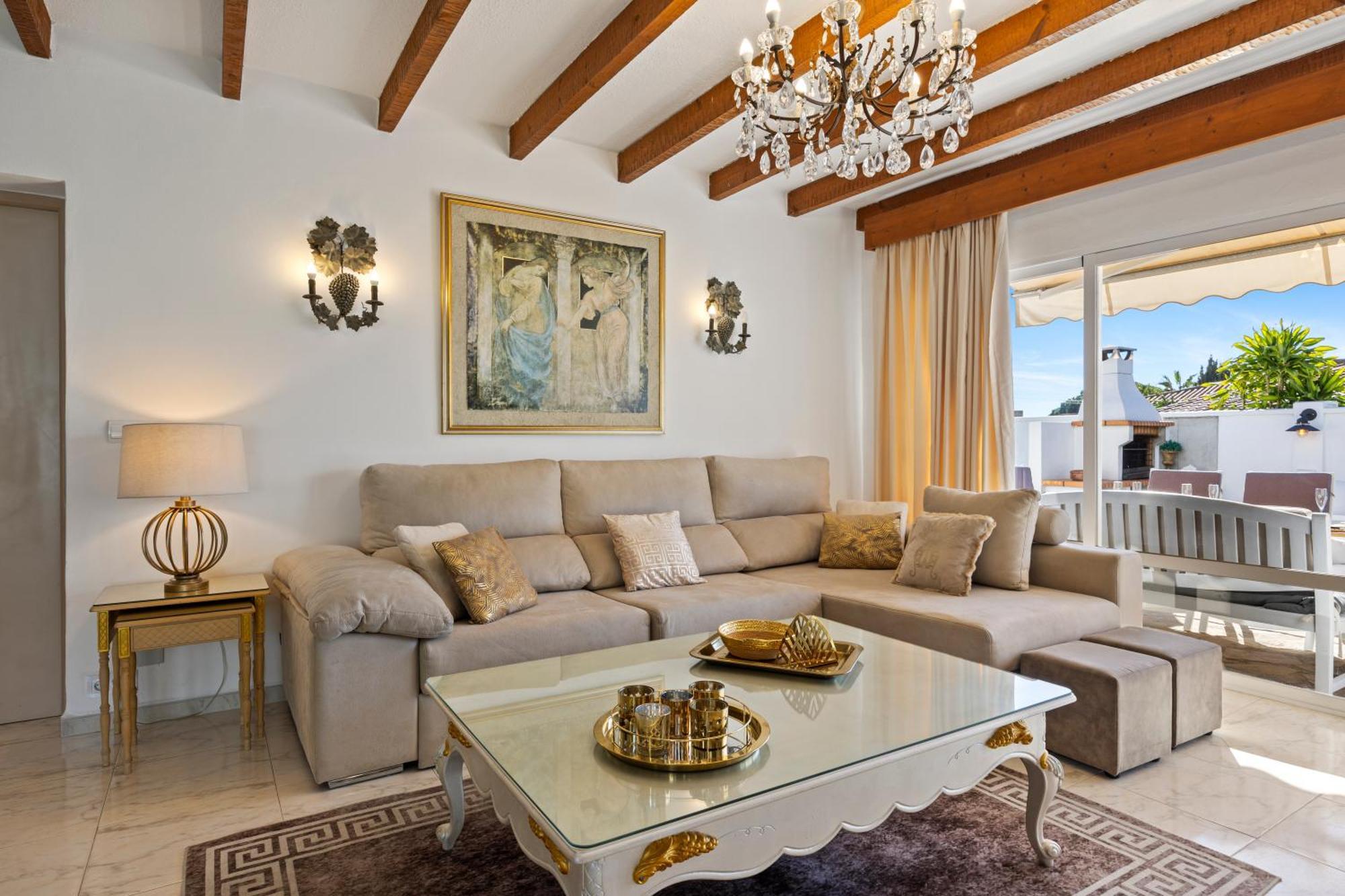 Villa Casacara Marbella Beachside Costabella -Spain מראה חיצוני תמונה